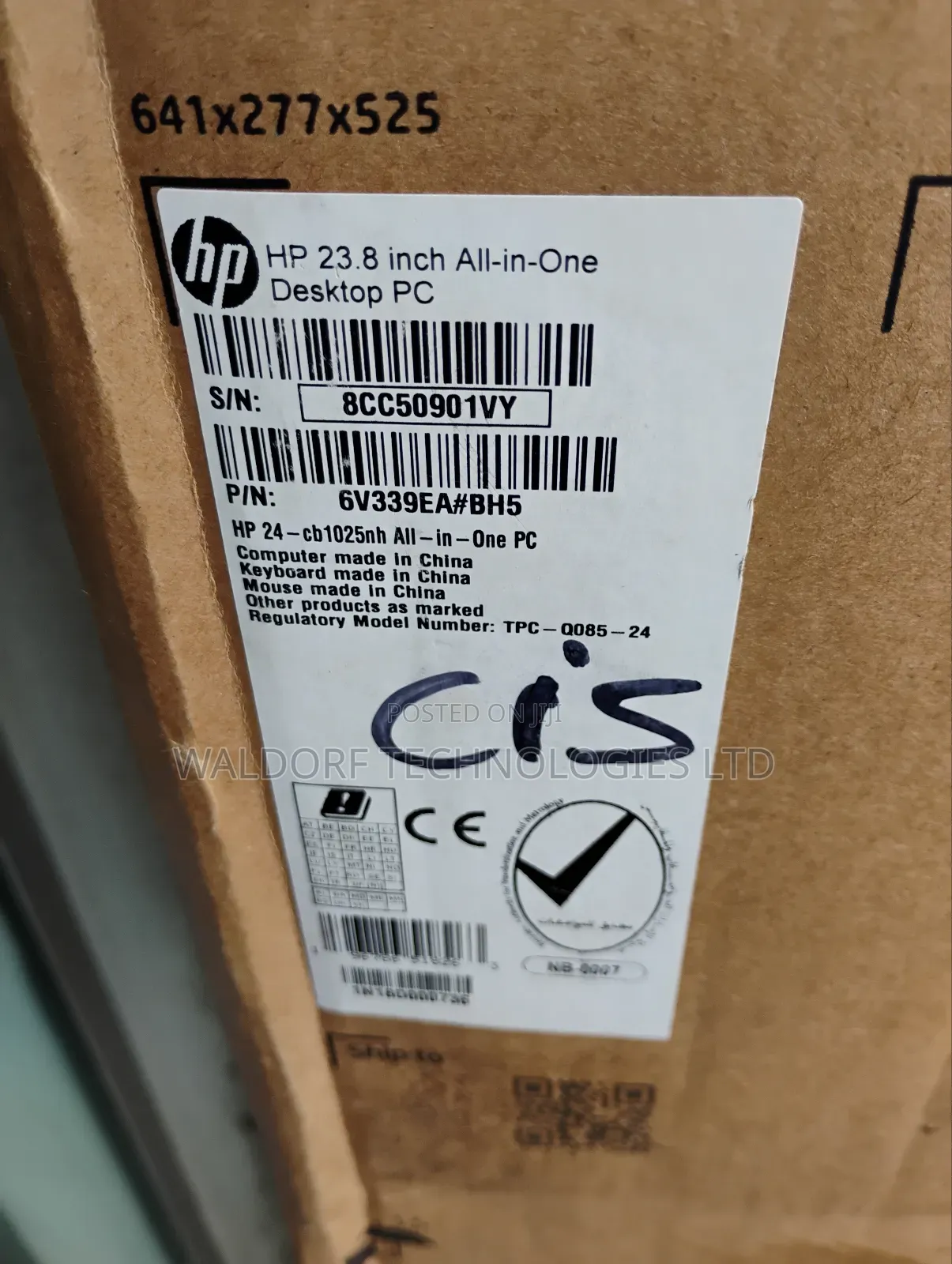 New Desktop Computer HP AiO 24 8GB Intel Core i5 SSD 512GB
