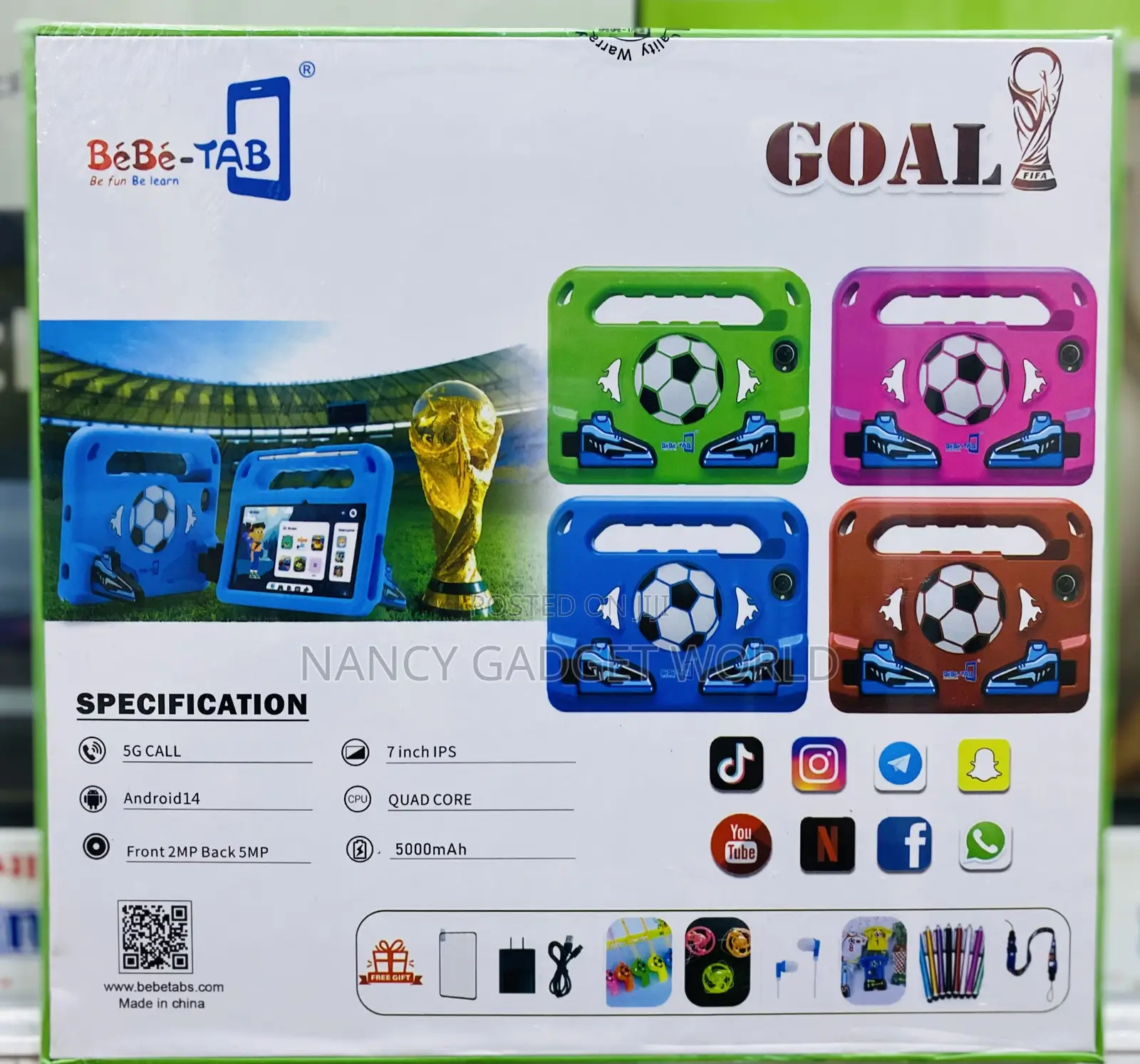 New Bebe Goal 256 GB Green