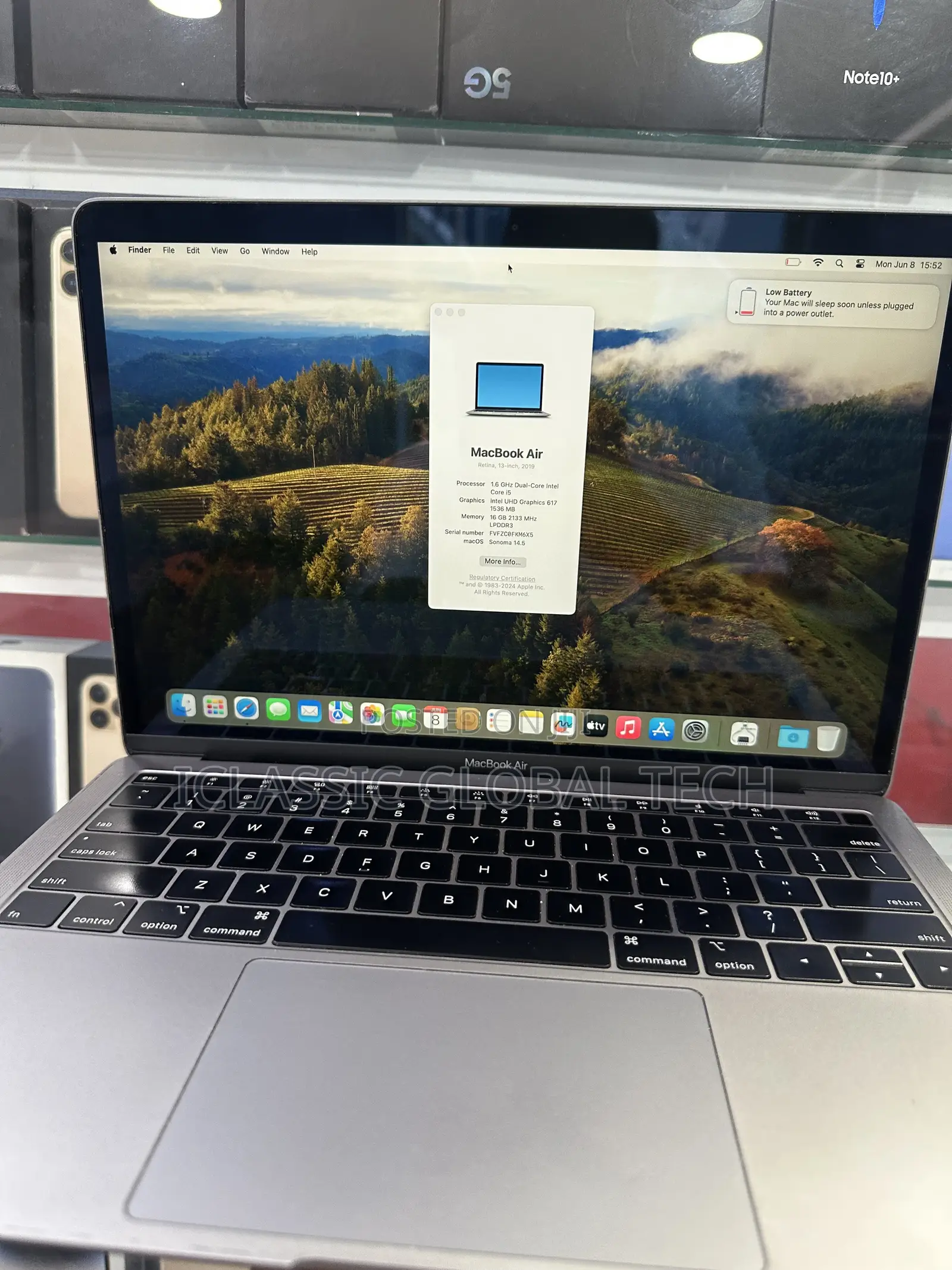 Laptop Apple MacBook Air 2019 16GB Intel Core i5 SSD 512GB
