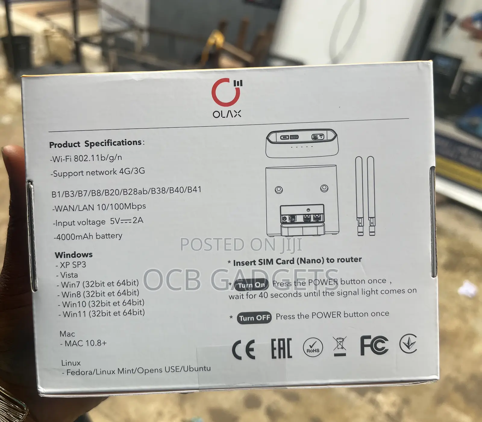 Olax Ax9pro Router
