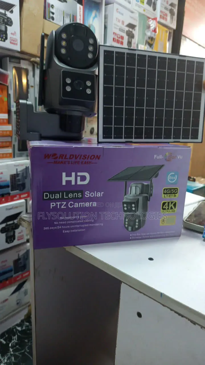 Ubox Hd Dual Lens Solar PTZ Camera