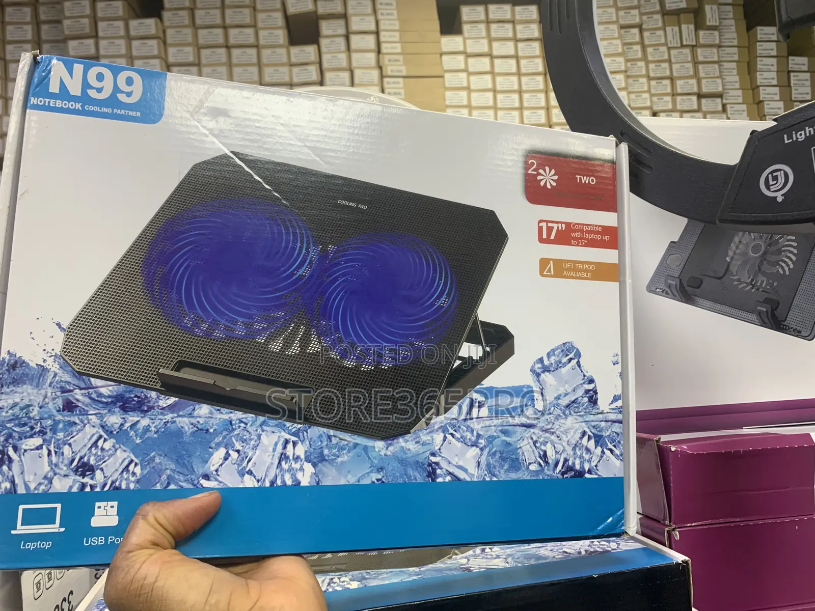 Laptop Stand and Cooling Fan