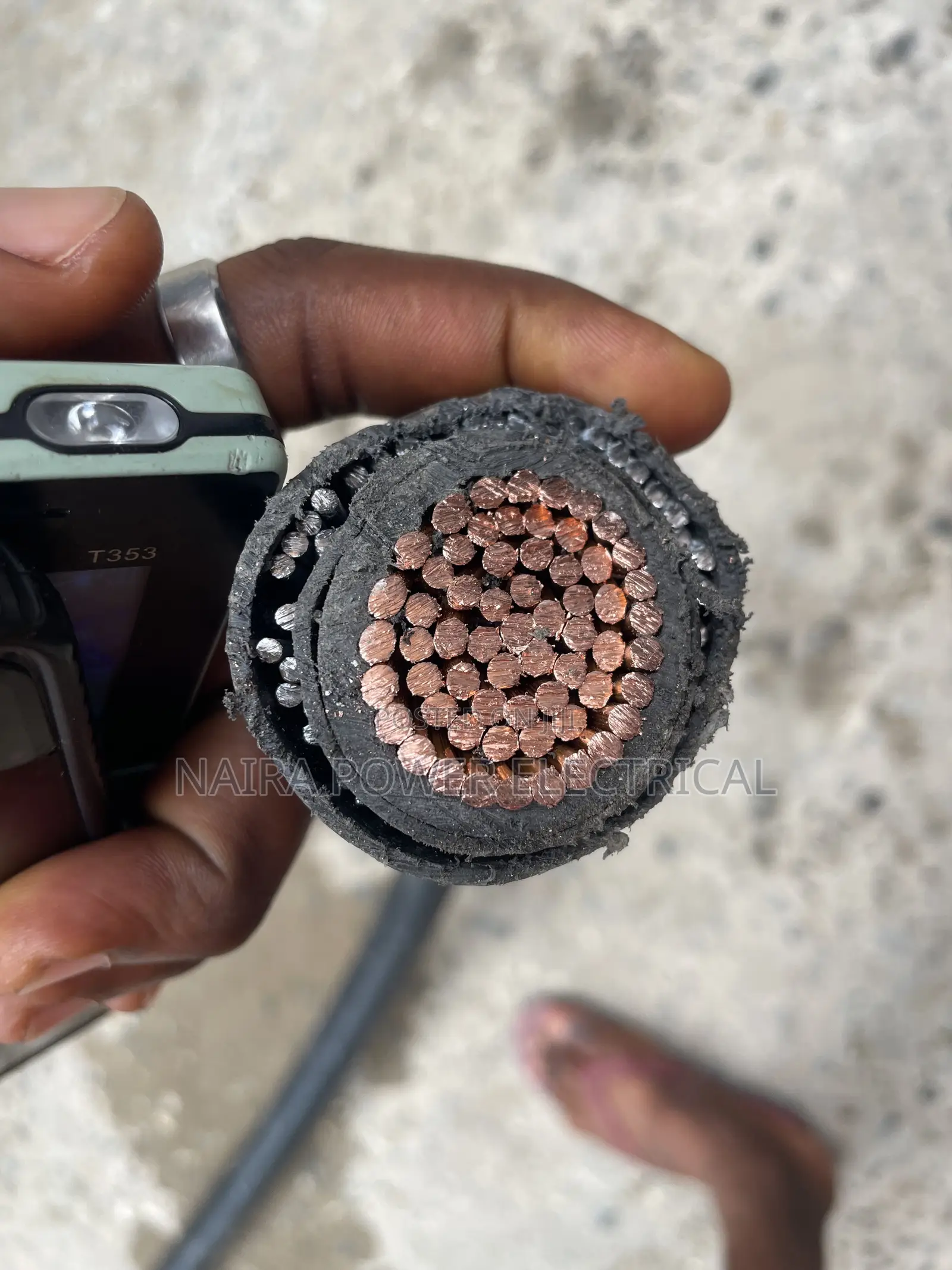 500mm Single Armored Cable