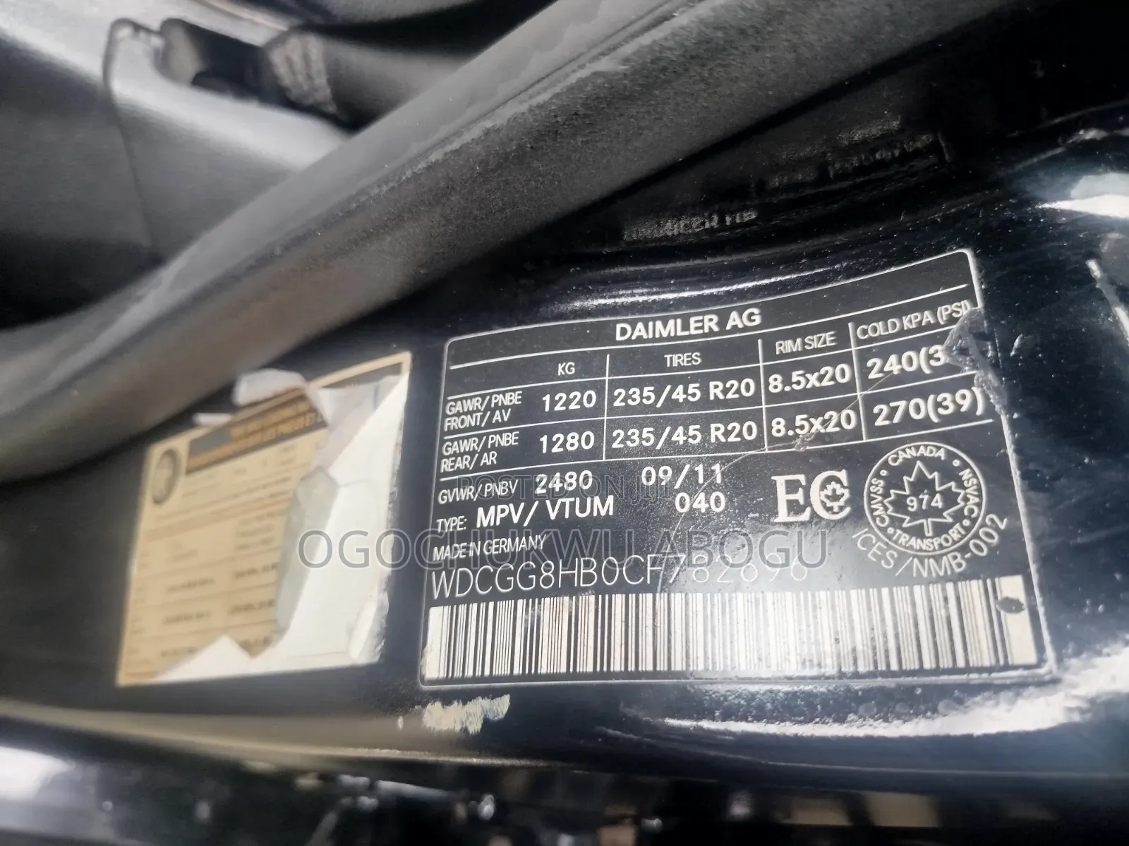 Mercedes-Benz GLK-Class 2012 Black