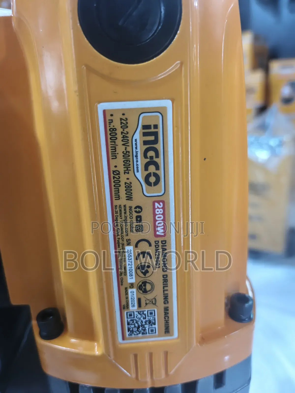 Ingco Diamond Coring Machine/ Core Drill 2800w