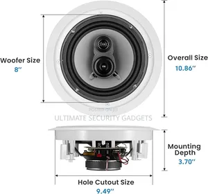 Hi-Fi Frameless Coaxial Ceiling Speaker
