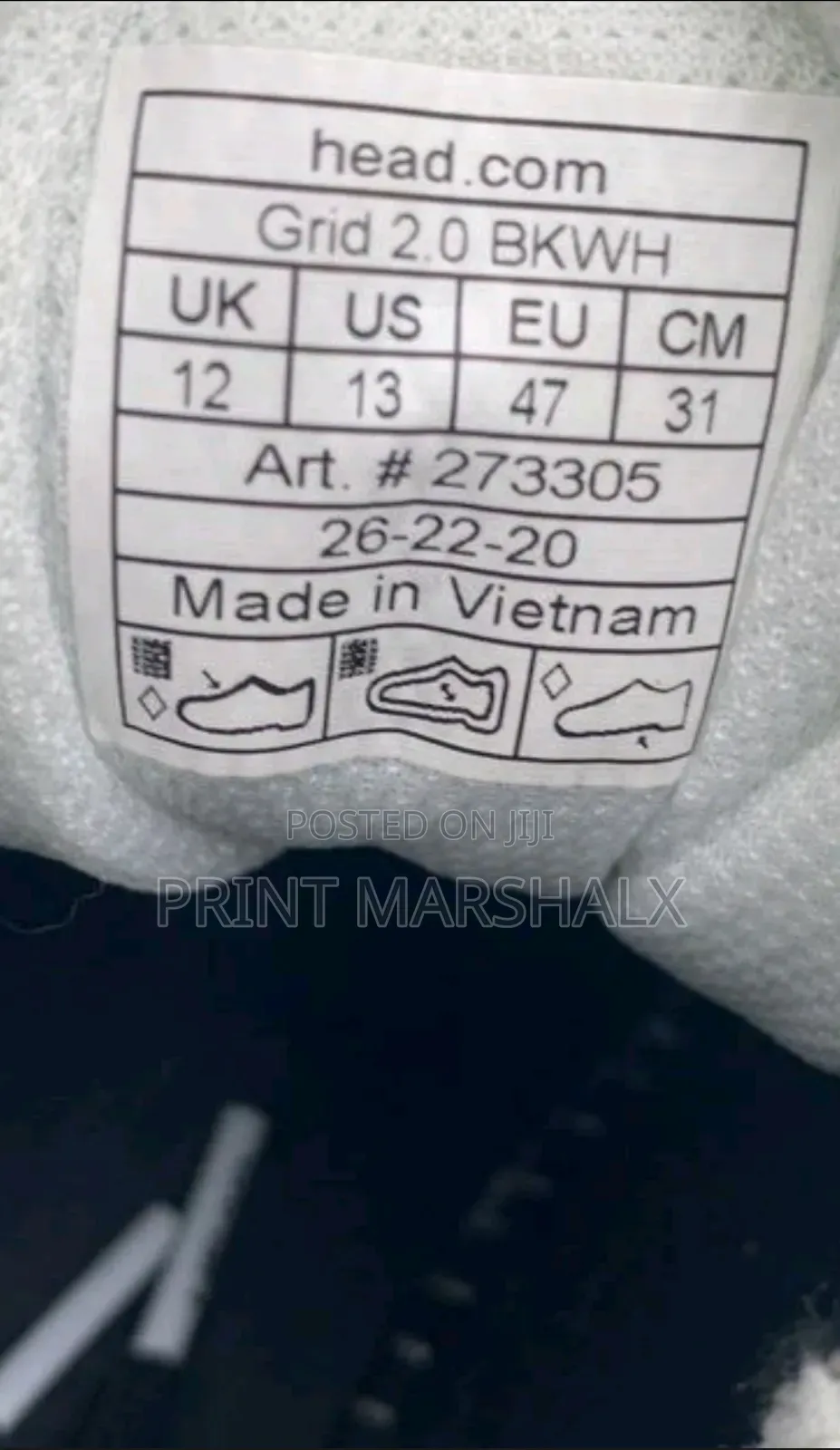 Head Grid 2.0 Tennis Sneaker (Original) New