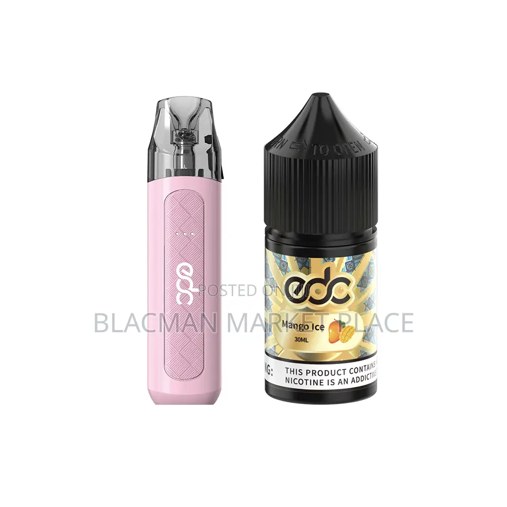 Edc E8 Lite Refillable Vape Kit + Edc Premium 30ml E-Liquid Combo Pack