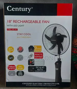 Century Rechargeable Fan