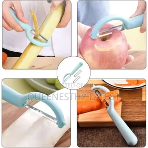 Premium Stainless Steel Peeler | Ultra-Sharp Fruit Veggie Trimmer
