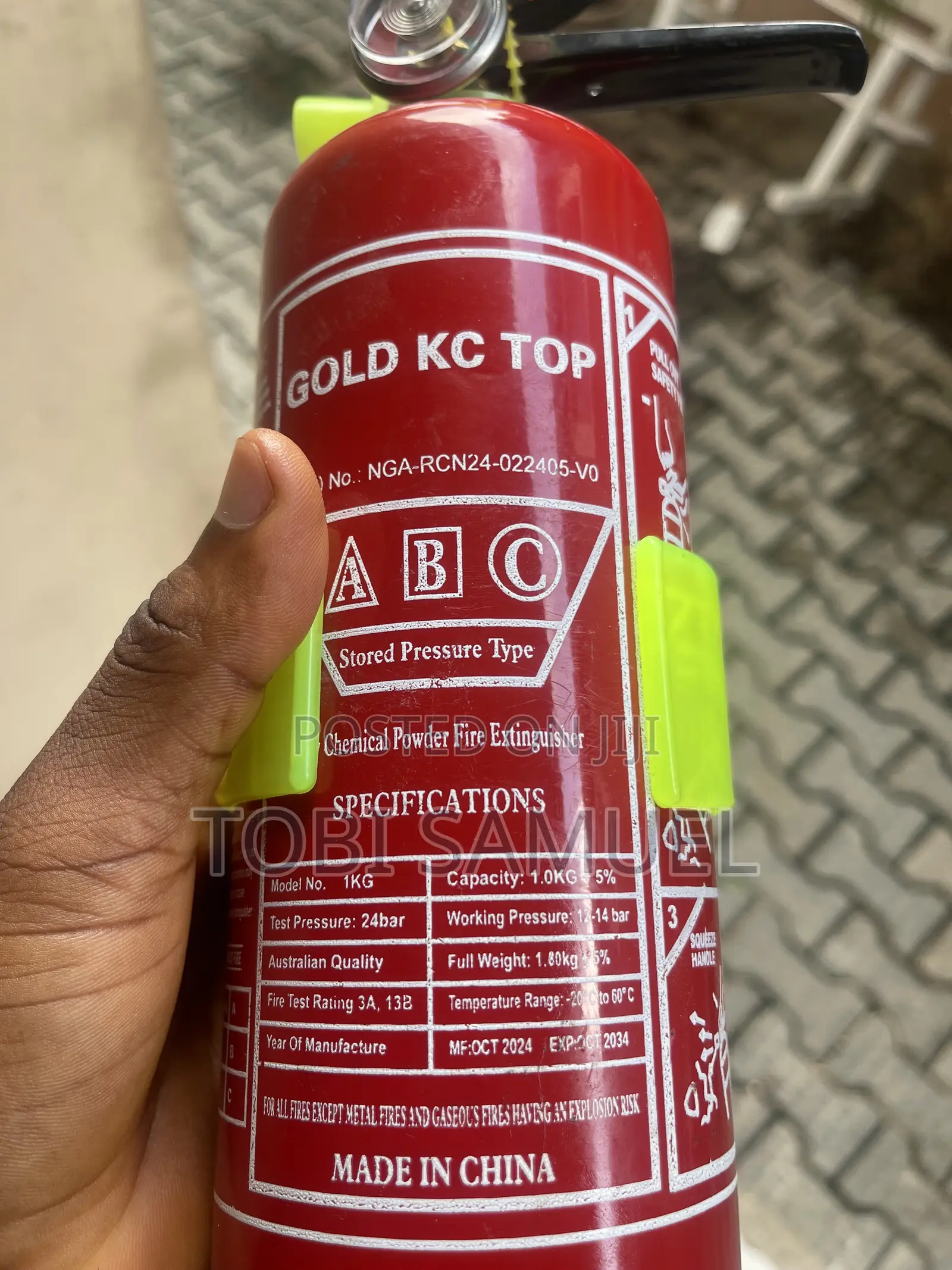 2kg Fire Extinguisher