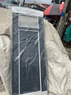Black PVC Toilet and Bathroom Door