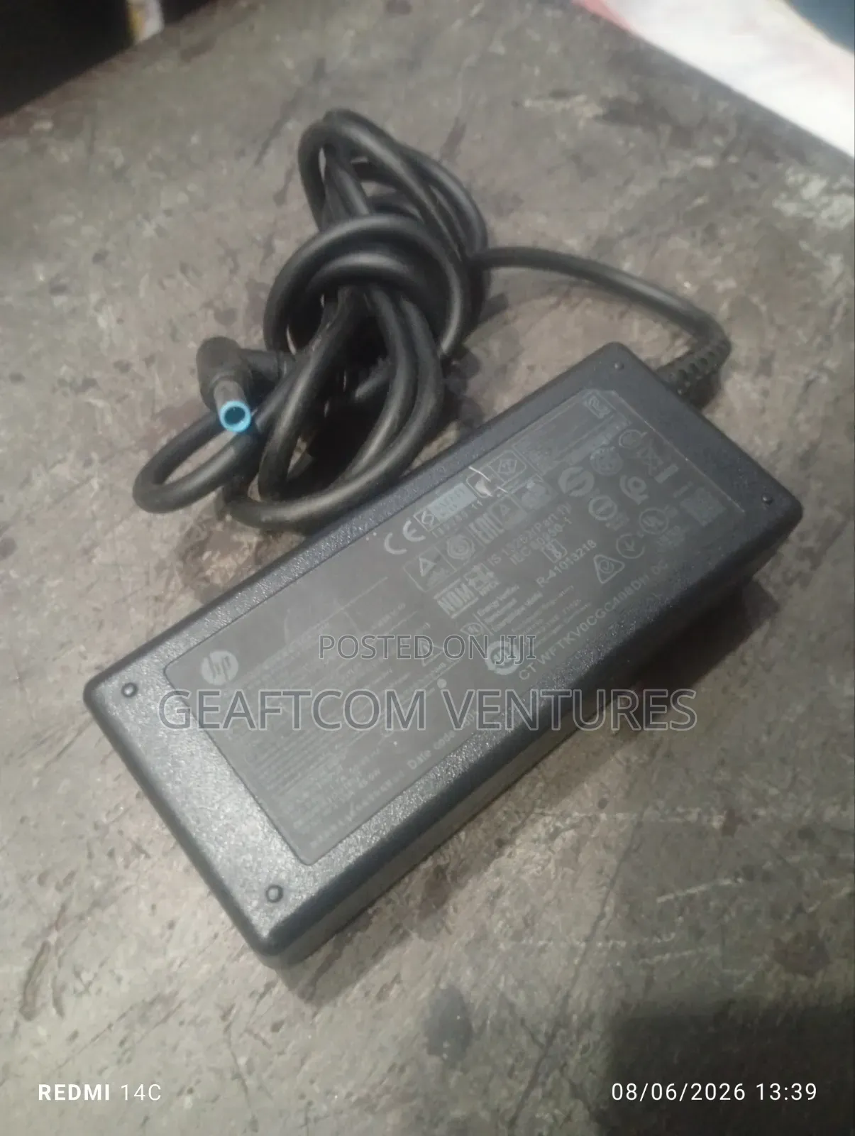 Hp 65w Blue Mouth Laptop Charger