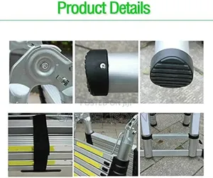 Ladders 5m, 2.5m + 2.5m Multifunction Folding Ladder