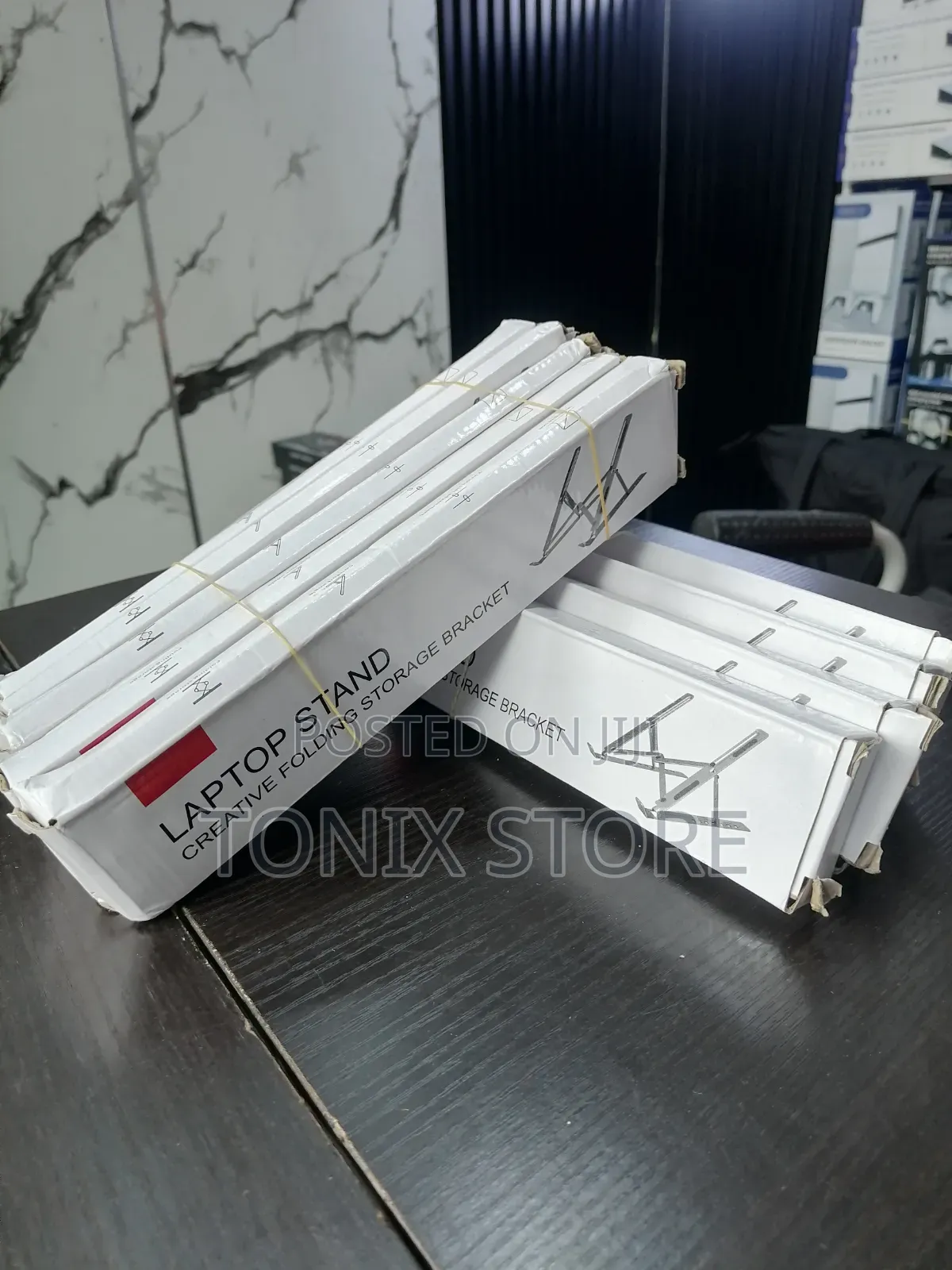 Foldable Metal Laptop Stand (Pocket-Sized)