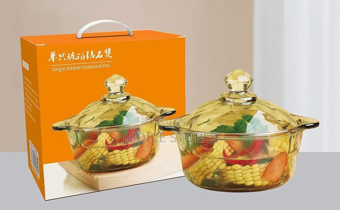 Single Amber Diamond Pot