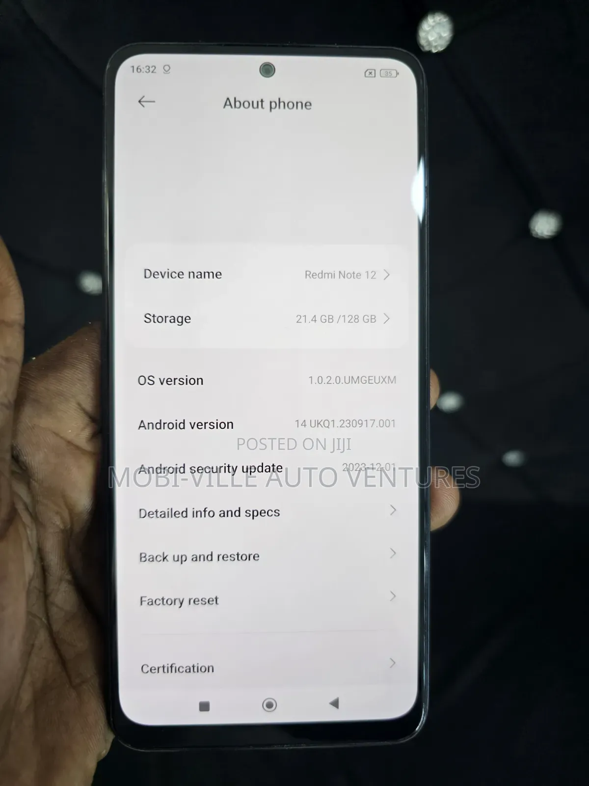 Xiaomi Redmi Note 12 5G 128 GB