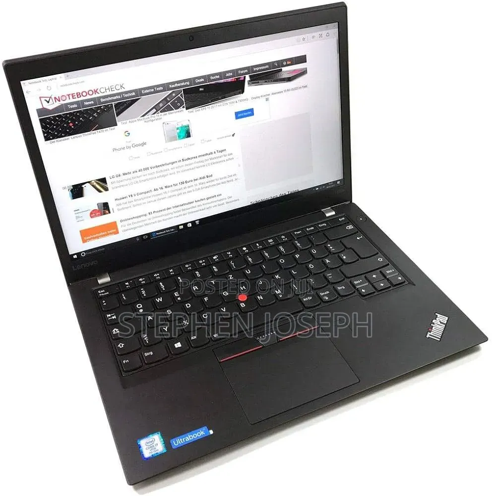 Laptop Lenovo ThinkPad T470s 8GB Intel Core i7 SSD 256GB