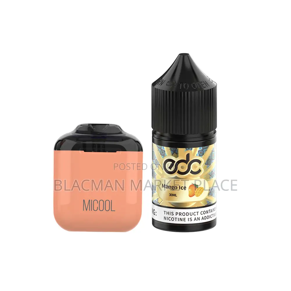 Micool Pod Refillable Vape Kit + Edc Premium 30ml E-Liquid Combo Pack