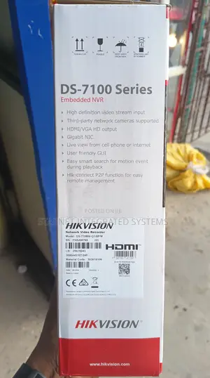 Hikvision 8 Channel Network Video Recorder NVR Ds-7108ni-Q1/8p/M
