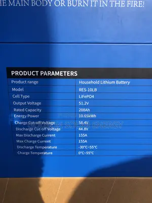 Hyper Power Solar Lithium Ion Battery