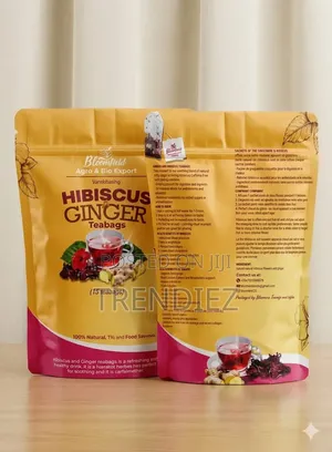 Hibiscus and Ginger Teabags