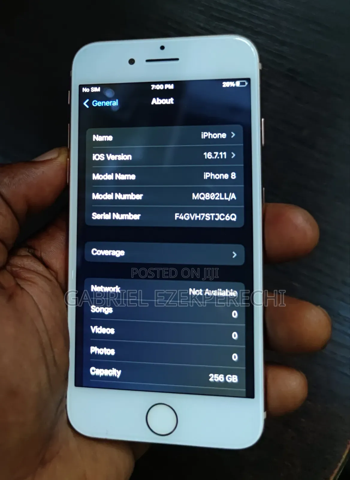 Apple iPhone 8 256 GB Rose Gold
