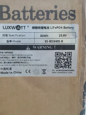 Luxwatt 3kwh 25.6v Lithium Battery