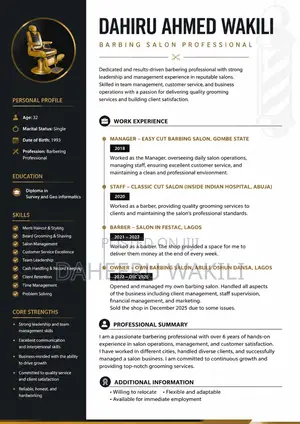 Health Beauty CV