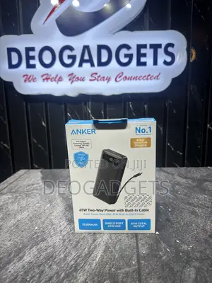 Anker 20,000mah, 87w Built in Usb C Powerbank