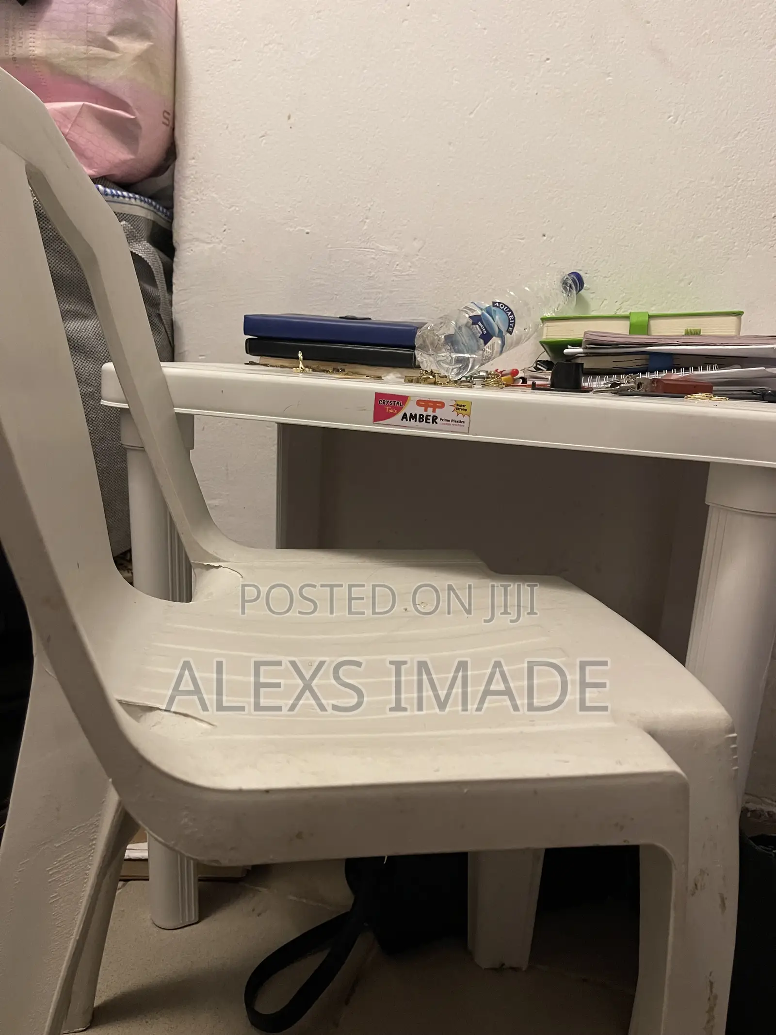 Plastic Table and Chaur