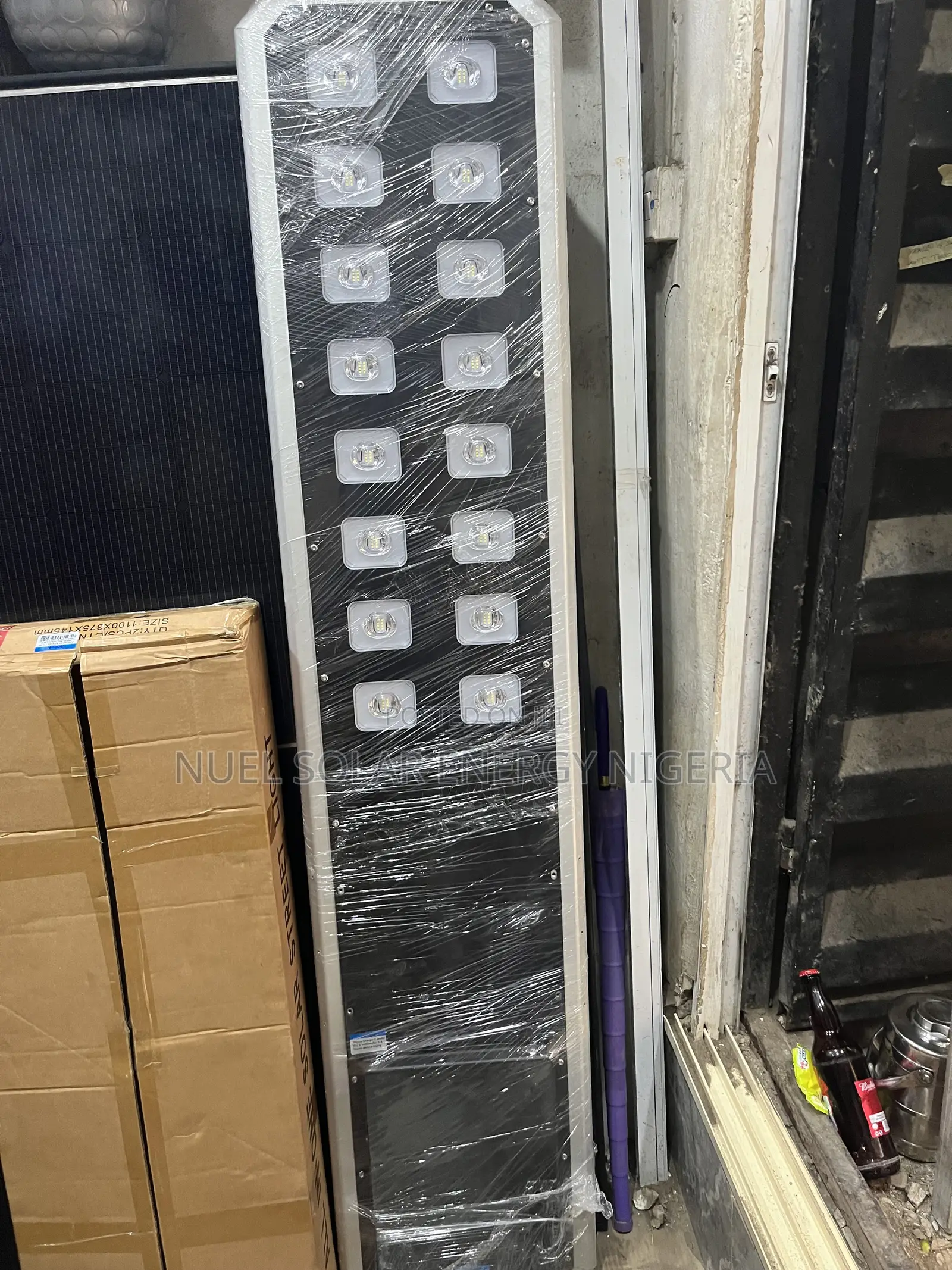 160w Wakatek Solar Street Light (16 Eye Bulbs)