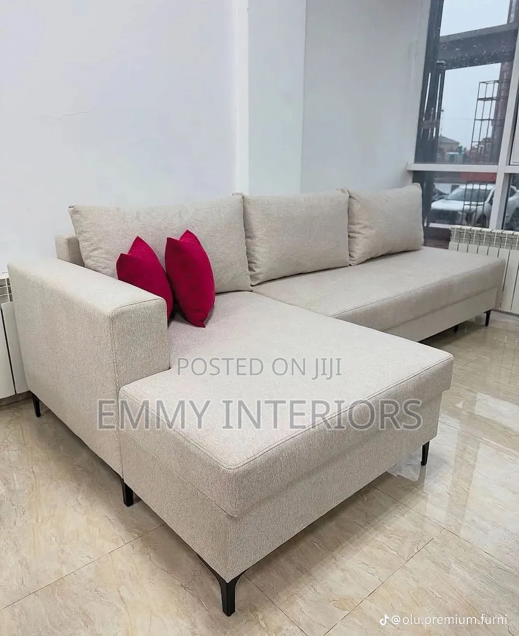 Quality L Shaped Fabric Sofa