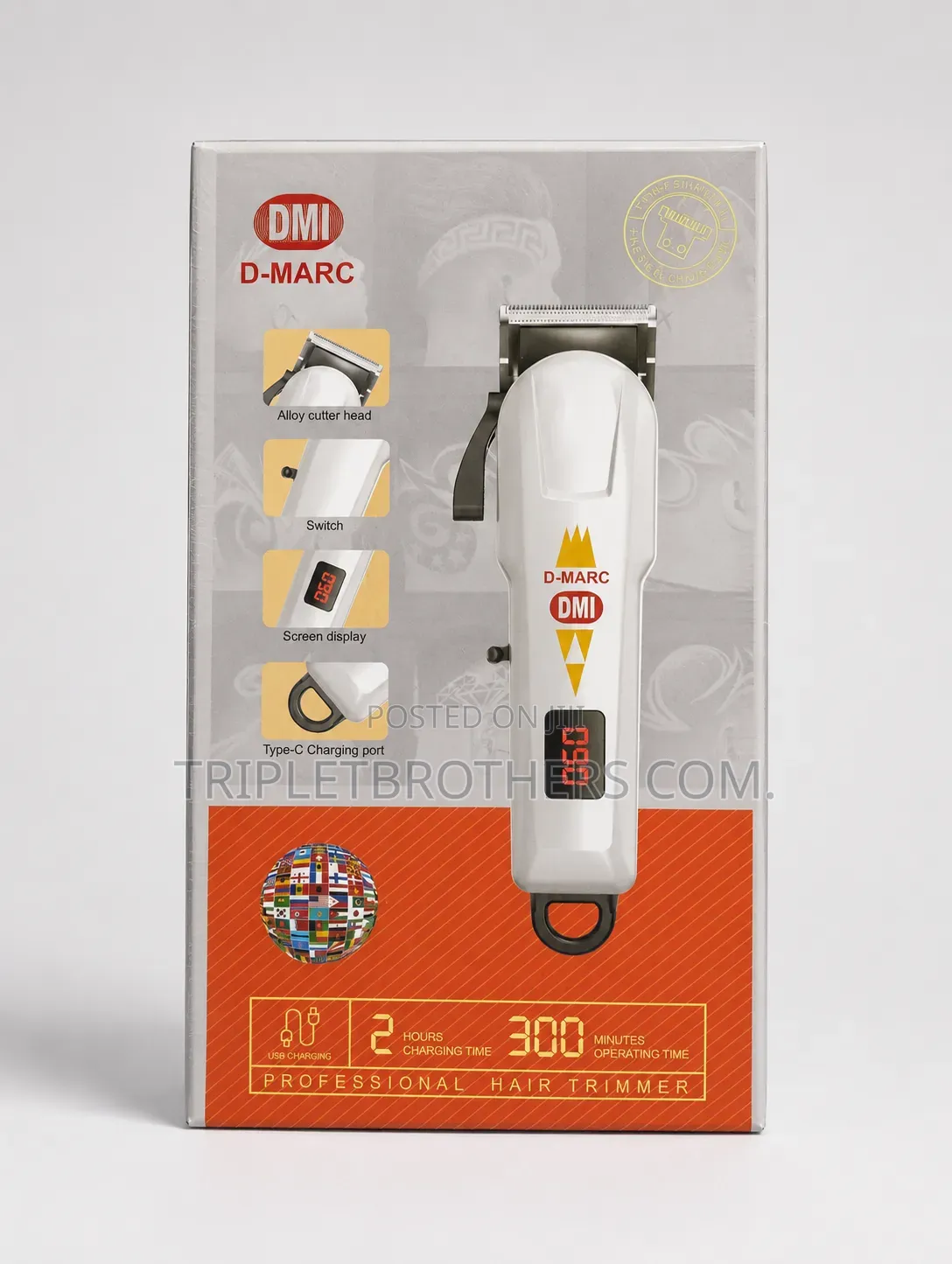 D- Mark Professional Rechargeable Clipper