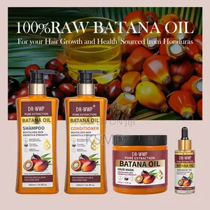 4 Pieces - Batana Oil Set, Hair Growth Cream
