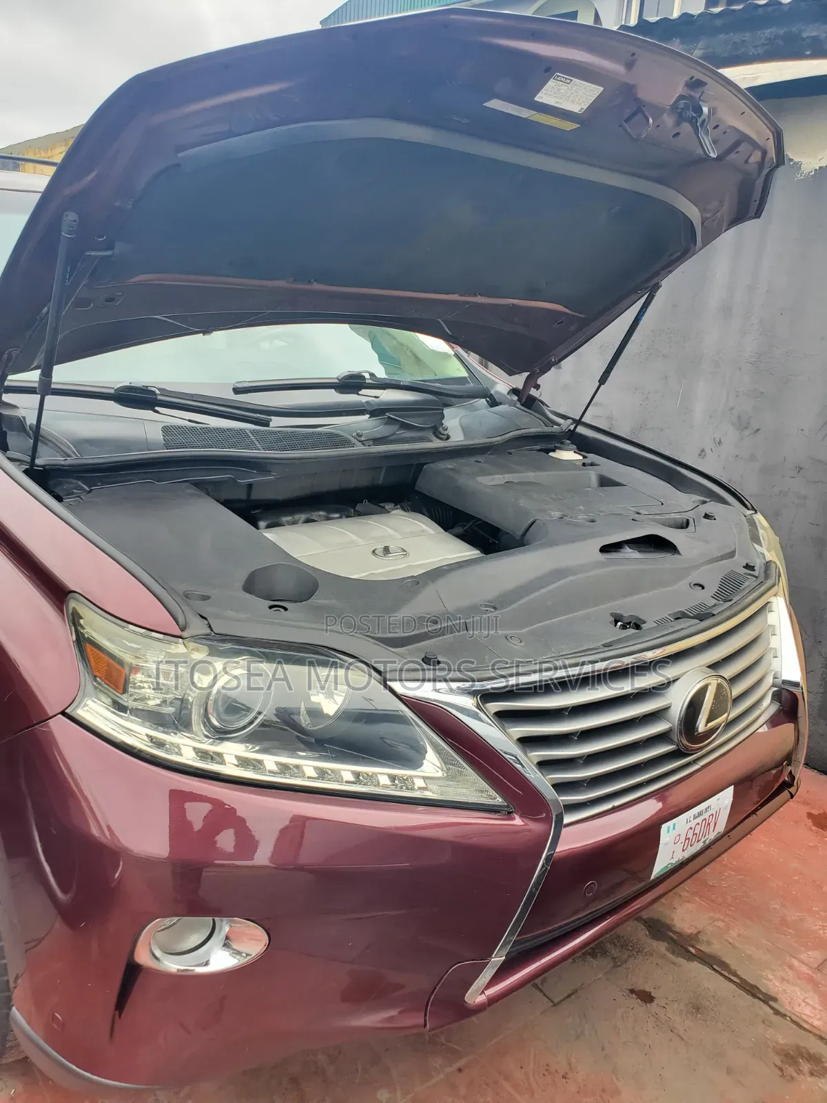 Lexus RX 2013 Red