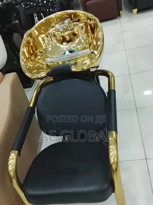 Gold Ceramic Hair Wash Basin