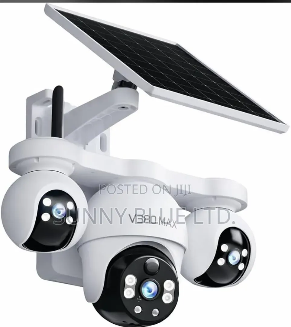 Solar CCTV 3 Lens(1 Year Warranty)