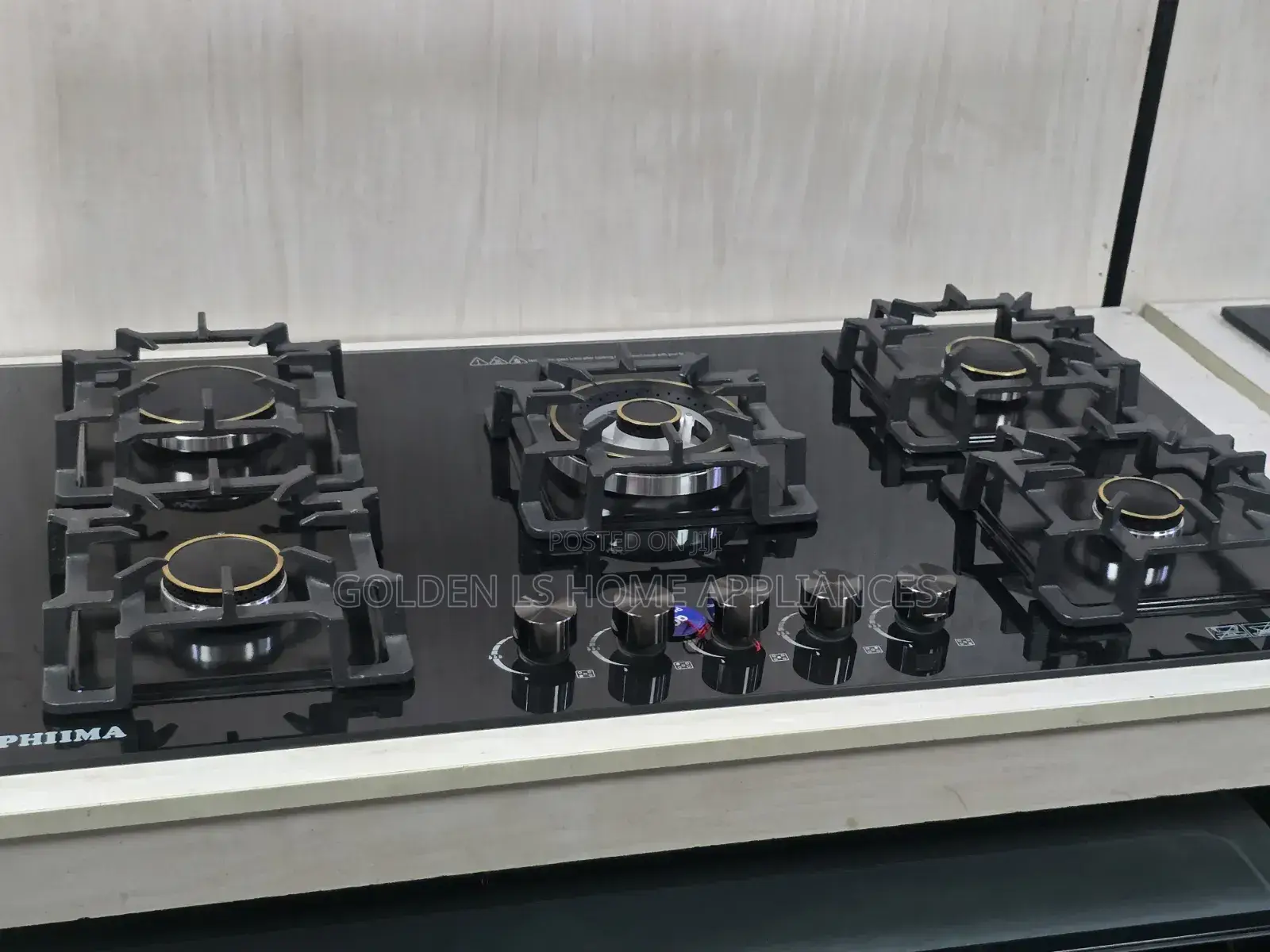 5 Burner Glass