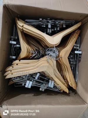 Wooden Hanger -10 Pieces and Wooden Bag Hanger
