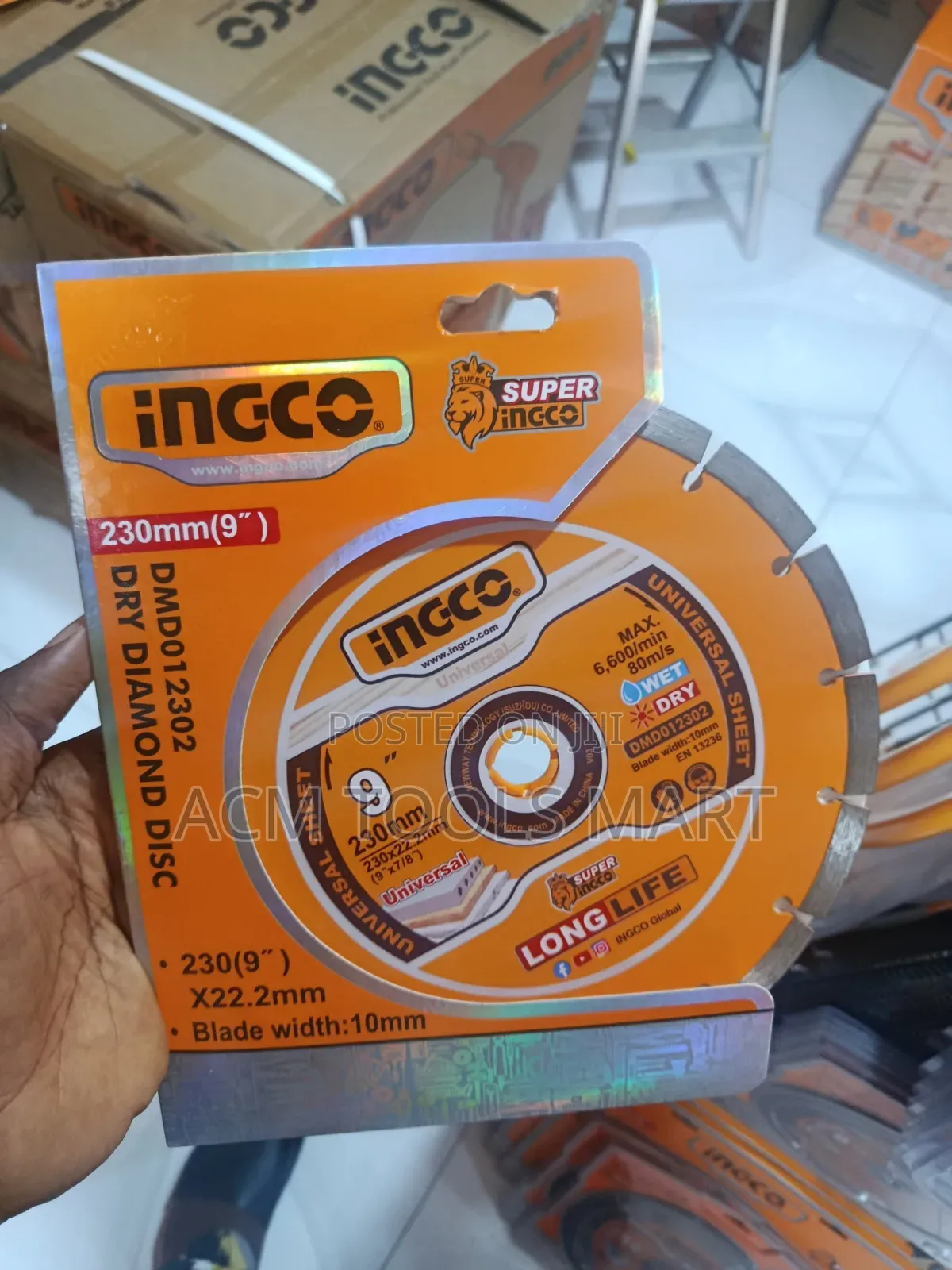 Ingco Dmd012302 Dry Diamond Disc 230mm (9")