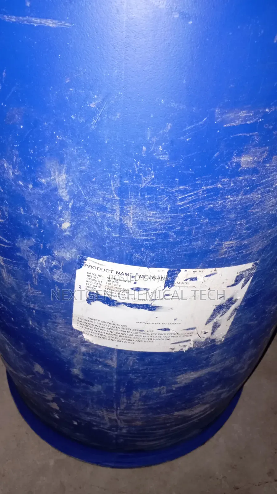 Methyl Alcohol (Methanol)