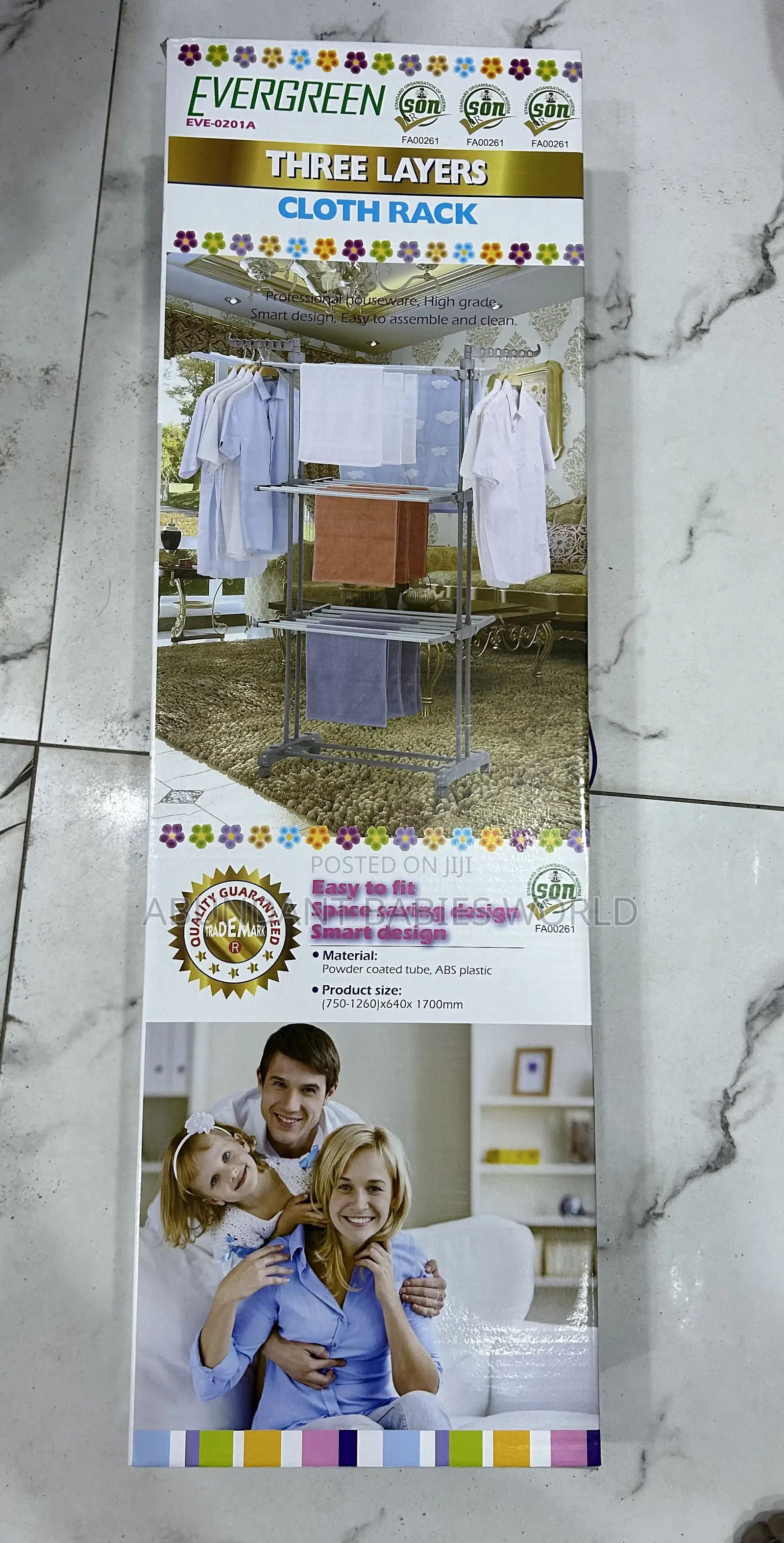 Evergreen 3 Layers Cloth Rack