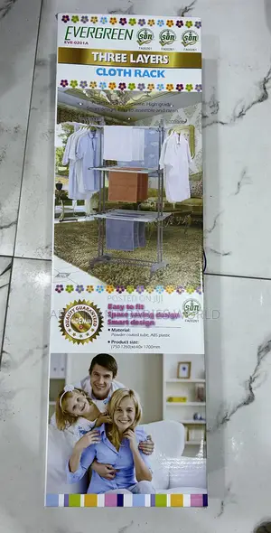 Evergreen 3 Layers Cloth Rack