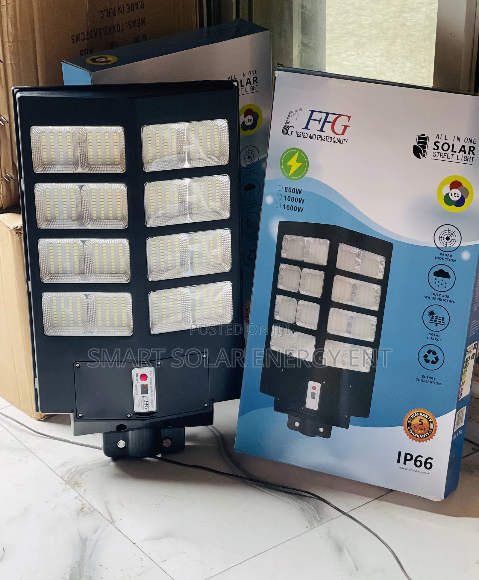1600watt Solar Streetlight