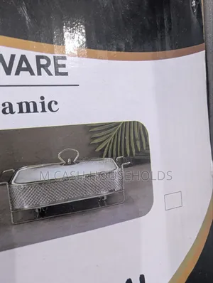 Luxury Gold 3 in 1 Ceramic Serving Dish