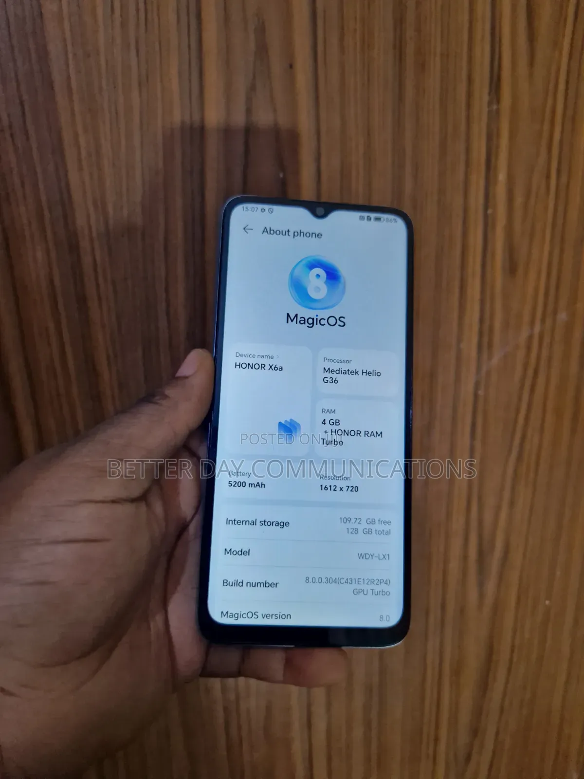Honor X6a 128 GB Green