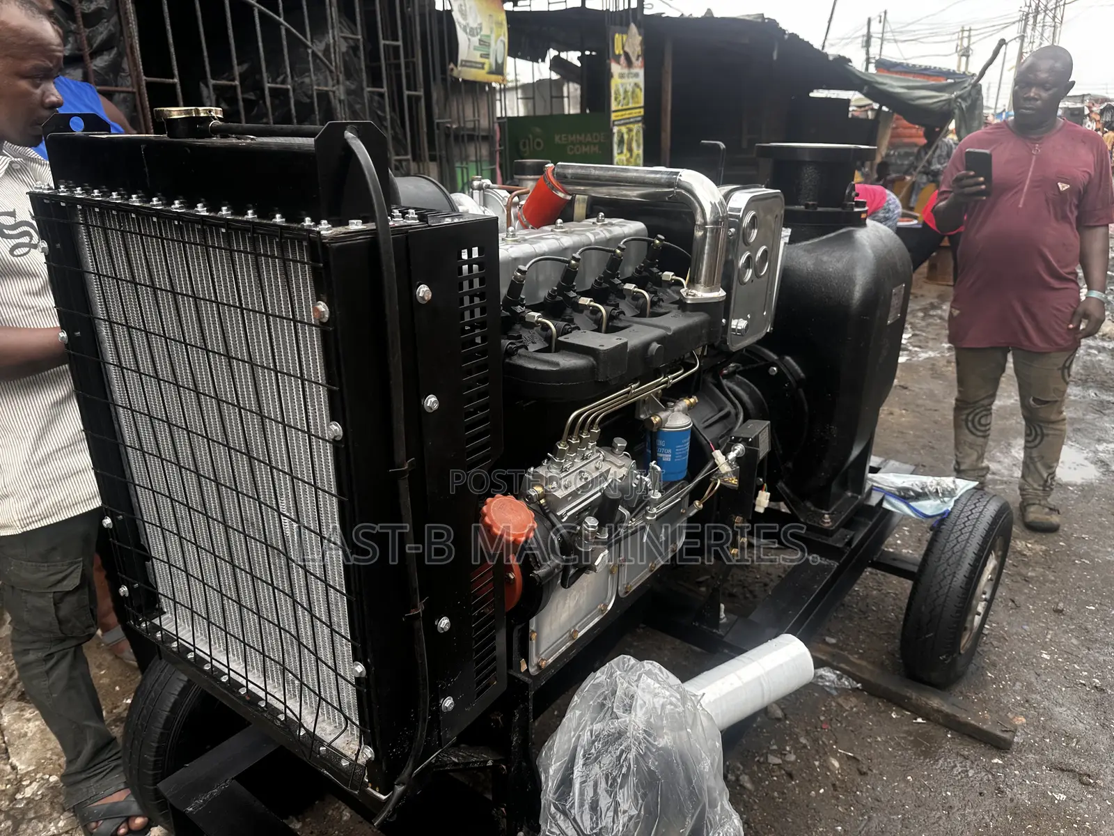 Perkins Engine Driven 6" X 6" Self-Prime Water Pump