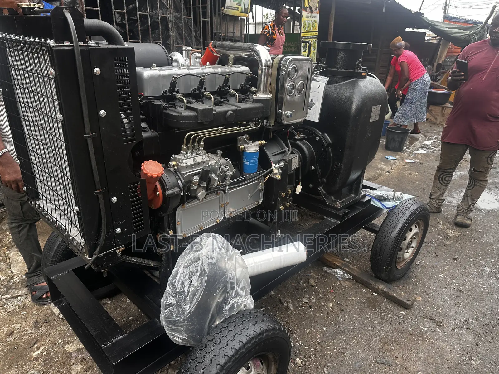 Perkins Engine Driven 6" X 6" Self-Prime Water Pump