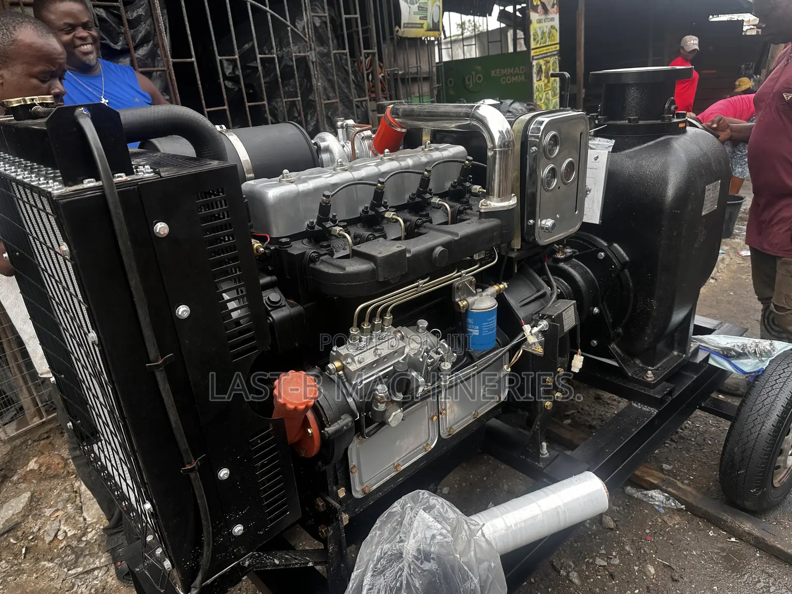 Perkins Engine Driven 6" X 6" Self-Prime Water Pump